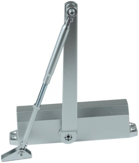 Изображение товара Дверной доводчик AccordTec ATEC-D132E-Sl для дверей до 65 кг серебро