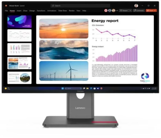 Изображение товара Монитор Lenovo ThinkVision P24Q-40 с IPS матрицей и защитой зрения