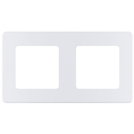 

Рамка Legrand 673946 Inspiria жемчуг - 2 поста, 673946