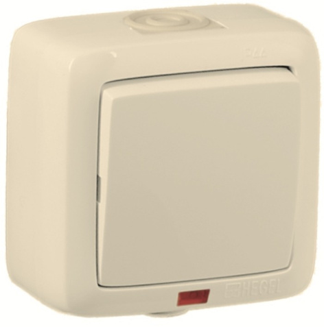 Изображение товара Переключатель одноклавишный HEGEL ВА10-262-01