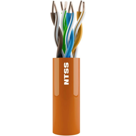 Изображение товара Кабель витая пара NTSS NTSS-IN-UTP4-5e-LSZH-OR 305 м для сетей LAN