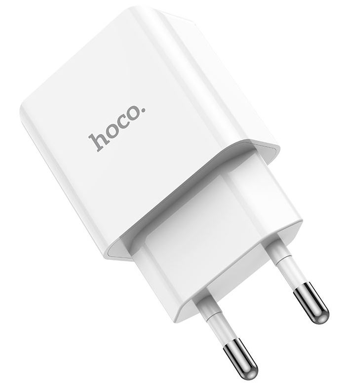 

Зарядное устройство сетевое Hoco C106A Leisure 6931474783882 1 USB, 2.1A, цвет: белый (1/36/216), C106A Leisure