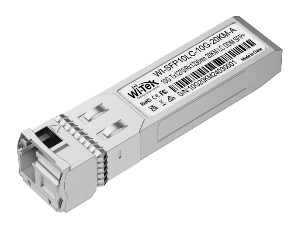 

Модуль SFP+ Wi-Tek WI-SFP10L-20KM-I промышленный с разъемом LC, до 20км, (Комплект 2шт), WI-SFP10L-20KM-I