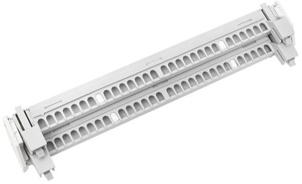 

Держатель EKF nv-bh-2 двойной для установки шин N/PE (без шин) для щитов "Nova", nv-bh-2