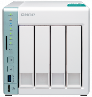 

Сетевой накопитель QNAP D4 Pro 4 Hot-Swap tray w/o HDD. Celeron N3060 dual-core 1.6GHz-2.48GHz, 1GB DDR3L (1x1GB up to 8GB), HDMI, 2xGE LAN, 3xUSB 3.0, D4 Pro