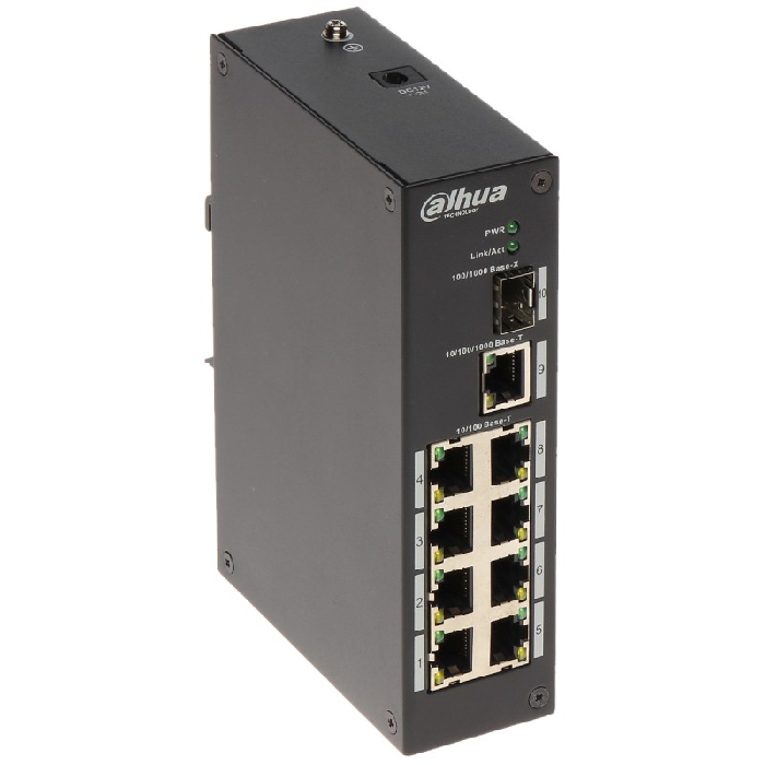 

Коммутатор неуправляемый Dahua DH-PFS3110-8T 8 портовый; 1-порт 100/1000 Base-X 1-порт 10/100/1000Base-T; 8-портов 10/100Base-T, DH-PFS3110-8T