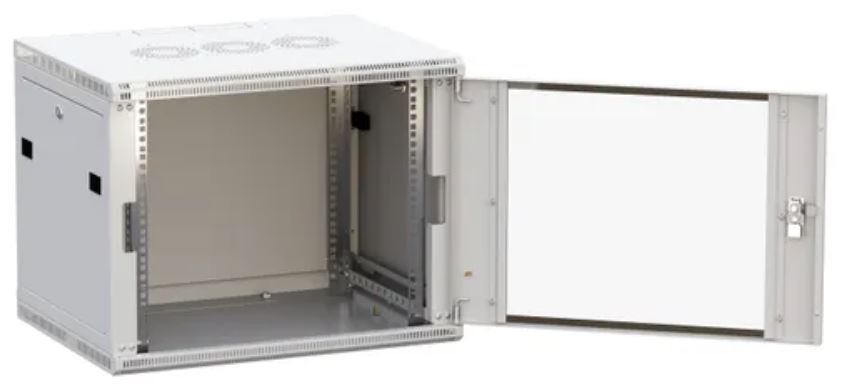 

Шкаф настенный 19", 9U EKF TRP-WLL-0964-40G TERACOM PRO 600х450 мм дверь стеклянная с замком-ручкой серый, TRP-WLL-0964-40G