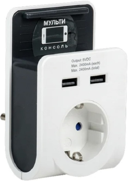 Изображение товара Адаптер IEK WTP11-16-01-Z-K01 для подключения нескольких электроприборов