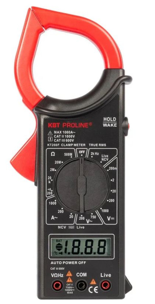 Изображение товара Токовые клещи цифровые КВТ 79133