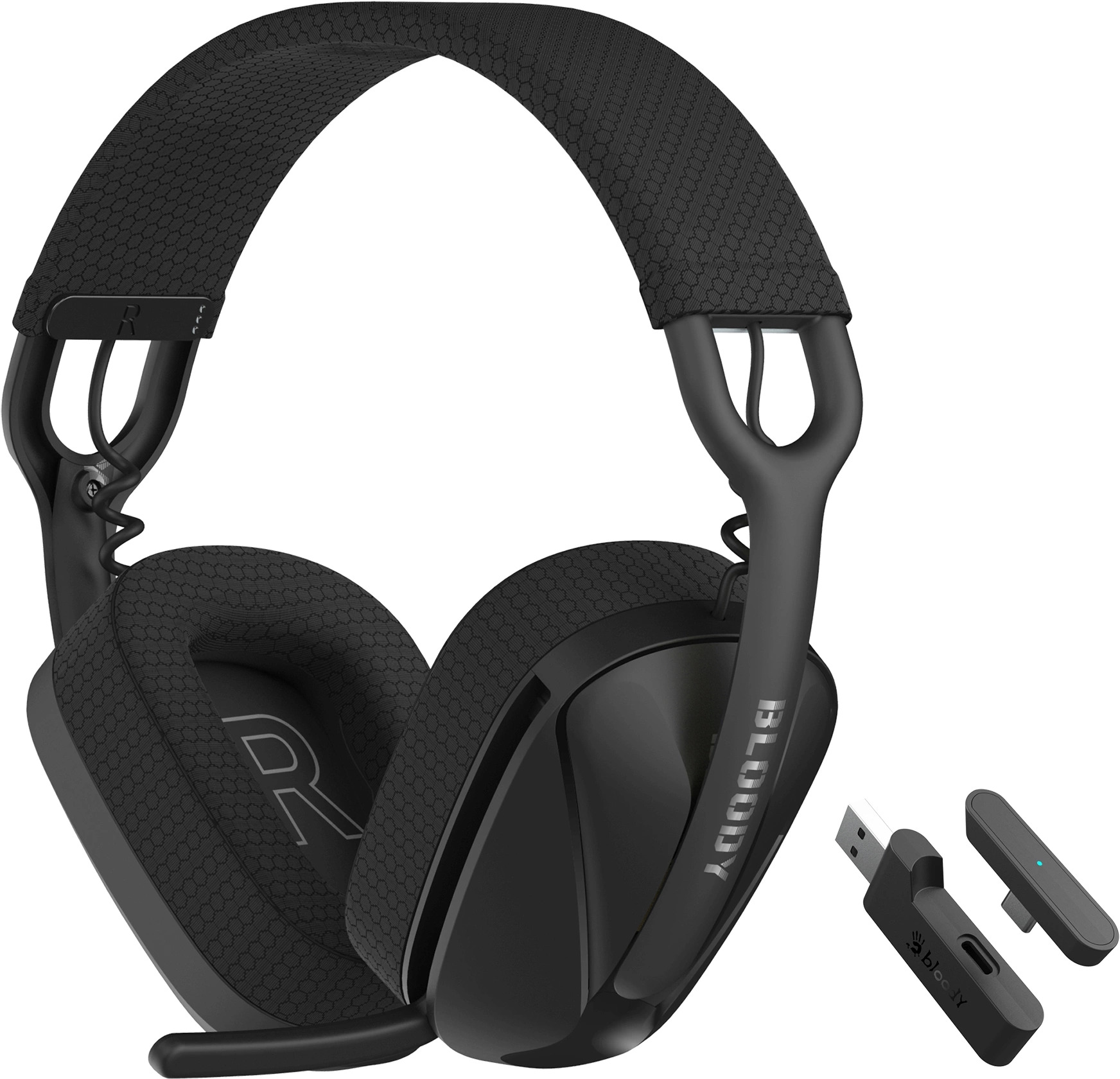 

Гарнитура A4Tech Bloody GR280 Sports черная мониторные BT/Radio/3.5mm оголовье (2050303), Bloody GR280 Sports