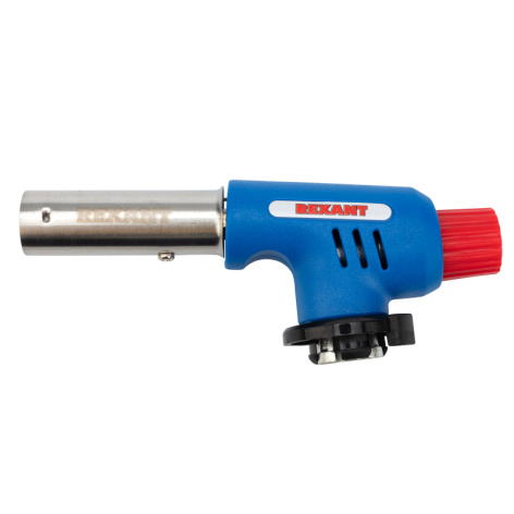 Изображение товара Газовая горелка Rexant GT-19 с пьезоподжигом, алюминий, синий