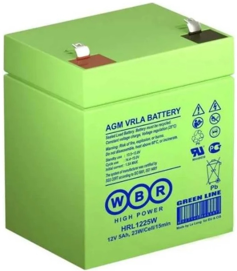 Изображение товара Аккумулятор WBR HRL1225W F2