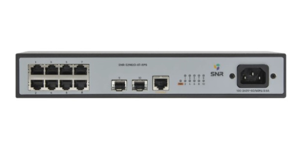 фото Коммутатор управляемый SNR SNR-S2982G-8T-RPS в Ростове-на-Дону