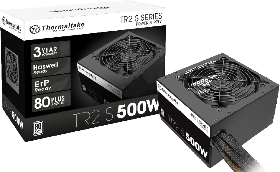 

Блок питания ATX Thermaltake TR2 S 500W PS-TRS-0500NPCWEU-2 КПД 80+, RTL, TR2 S 500W