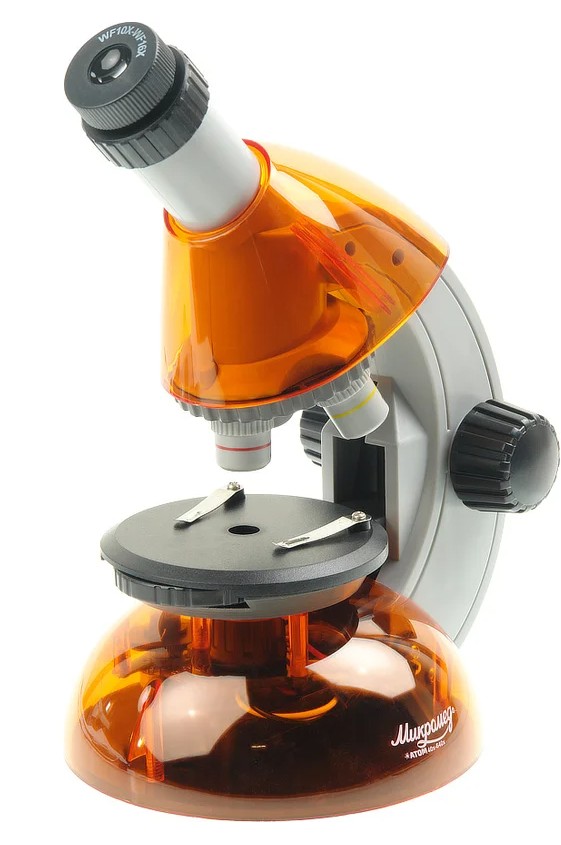 

Микроскоп Микромед Атом 27389 40x-640x (апельсин), Атом