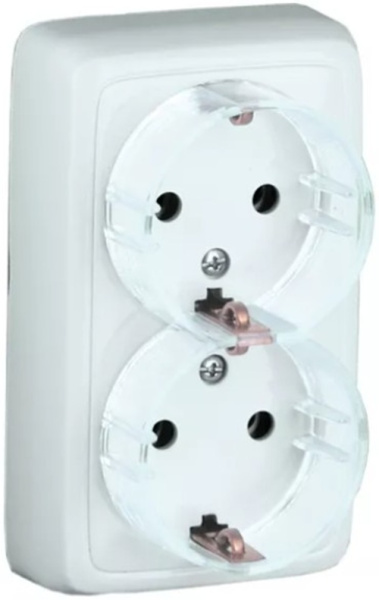 Изображение товара Розетка с заземлением HEGEL РА16-183 качественный электроснабжение