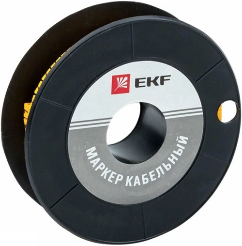 

Маркер на кабель EKF plc-KM-2.5-7 2,5 мм2 "7" (1000 шт.) (ЕС-1), plc-KM-2.5-7