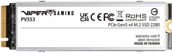 фото Накопитель SSD M.2 2280 Patriot Memory PV553P4TBM28H в Челябинске 4096 ГБ