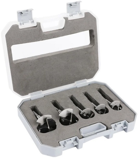 Изображение товара Набор сверл Форстнера Deli DH-MKK005-ED1 для точных отверстий в дереве