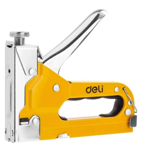 Изображение товара Степлер Deli DL238104 — 4-14 мм, индикатор, регулятор удара