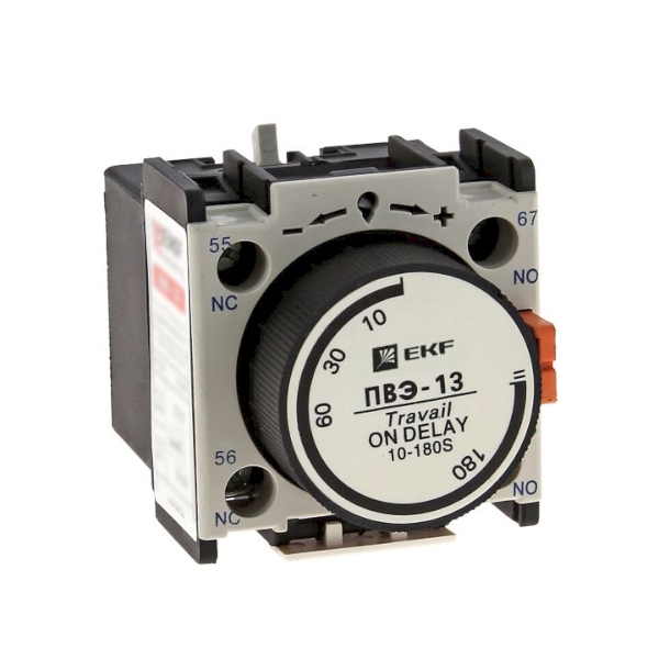 

Приставка выдержка времени включения EKF ctr-st-13 ПВЭ-13 10-180сек NO+NC, ctr-st-13