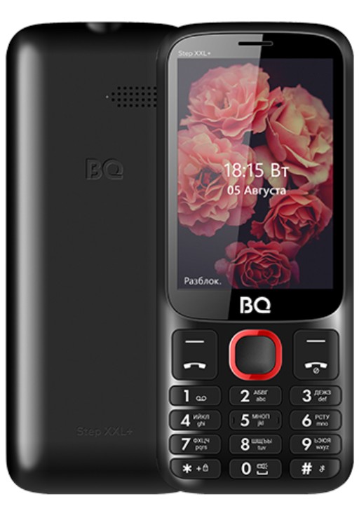 

Мобильный телефон BQ 3590 Step XXL+ Black+Red 3.5", BT, SIM: 2, 1400 mAh, 3590 Step XXL+ Black+Red