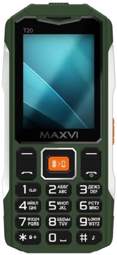 

Мобильный телефон MAXVI T20 4620039118253 green, T20