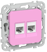 фото Розетка компьютерная  IEK FI-K22-1-K99