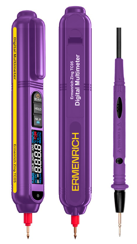 

Мультиметр цифровой Ermenrich Zing TC05 85667 Ermenrich, Zing TC05