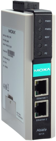 

Преобразователь MOXA MGate 5217I-600-T 2-портовый Modbus RTU/ASCII/TCP в BACnet/IP, 600 соединений, MGate 5217I-600-T