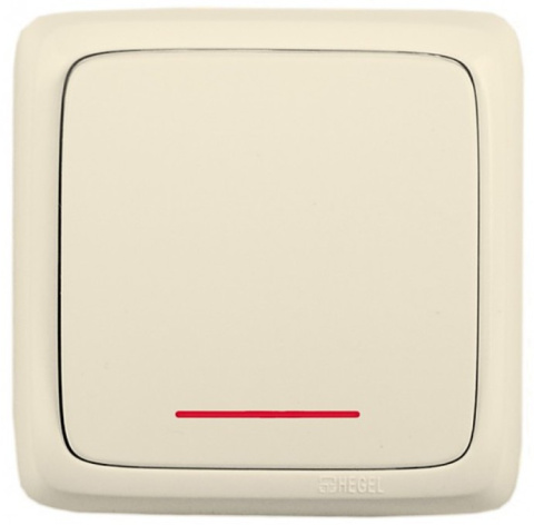 Изображение товара Одноклавишный переключатель HEGEL ВА10-164-01 для электросетей