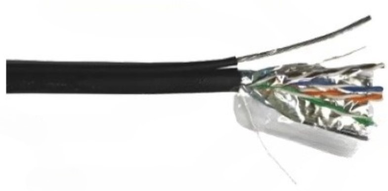 

Кабель витая пара F/UTP 5e кат. 4 пары TWT TWT-5EFTP-OUT-TR 24AWG(0.51 мм), медь, одножильный (solid), внешний, с троссом, PE, чёрный, уп/305м, TWT-5EFTP-OUT-TR