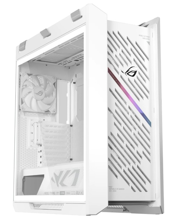 

Корпус eATX ASUS ROG STRIX HELIOS II GX601S WHITE без БП, боковая панель из закалённого стекла, 2*USB Type-C, ROG STRIX HELIOS II GX601S WHITE