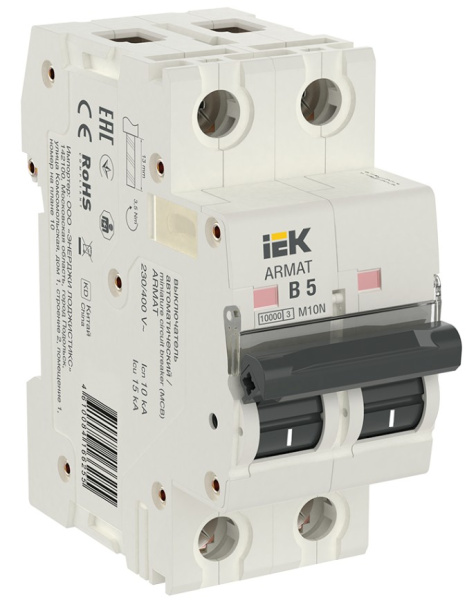 Изображение товара Автоматический выключатель IEK AR-M10N-2-B005