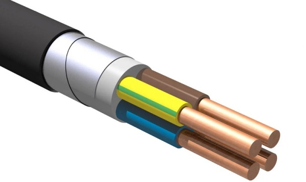 Изображение товара Бронированный силовой кабель ККЗ ВБШвнг(А)-LS 4х2.5 мм2 для стационарных установок