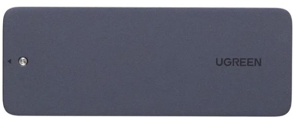 

Бокс внешний UGREEN CM777 25665_ для жесткого диска M.2 NVMe SATA SSD Enclosure (20Gbps). цвет: серый космос, CM777