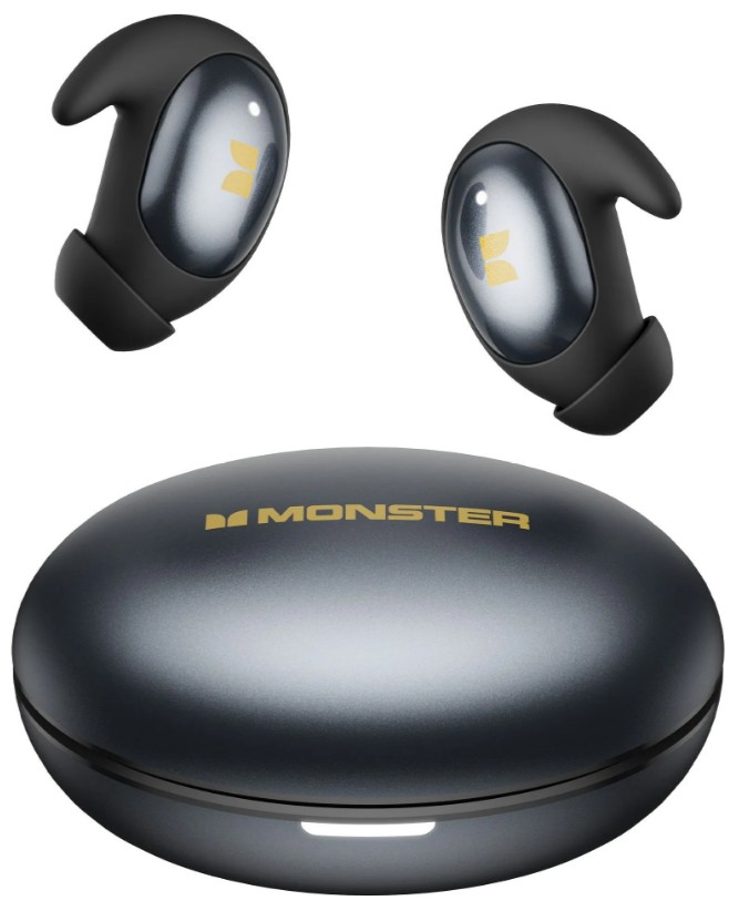 

Наушники беспроводные Monster Sleep Ear100 (MH22280) 123328-01 TWS, чёрные, Sleep Ear100 (MH22280)