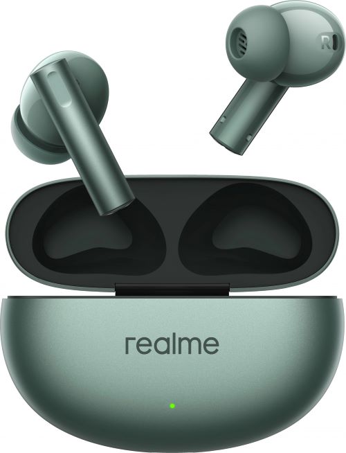 

Гарнитура беспроводная Realme Buds Air 6 631209000124 внутриканальная зеленая bluetooth в ушной раковине, Buds Air 6