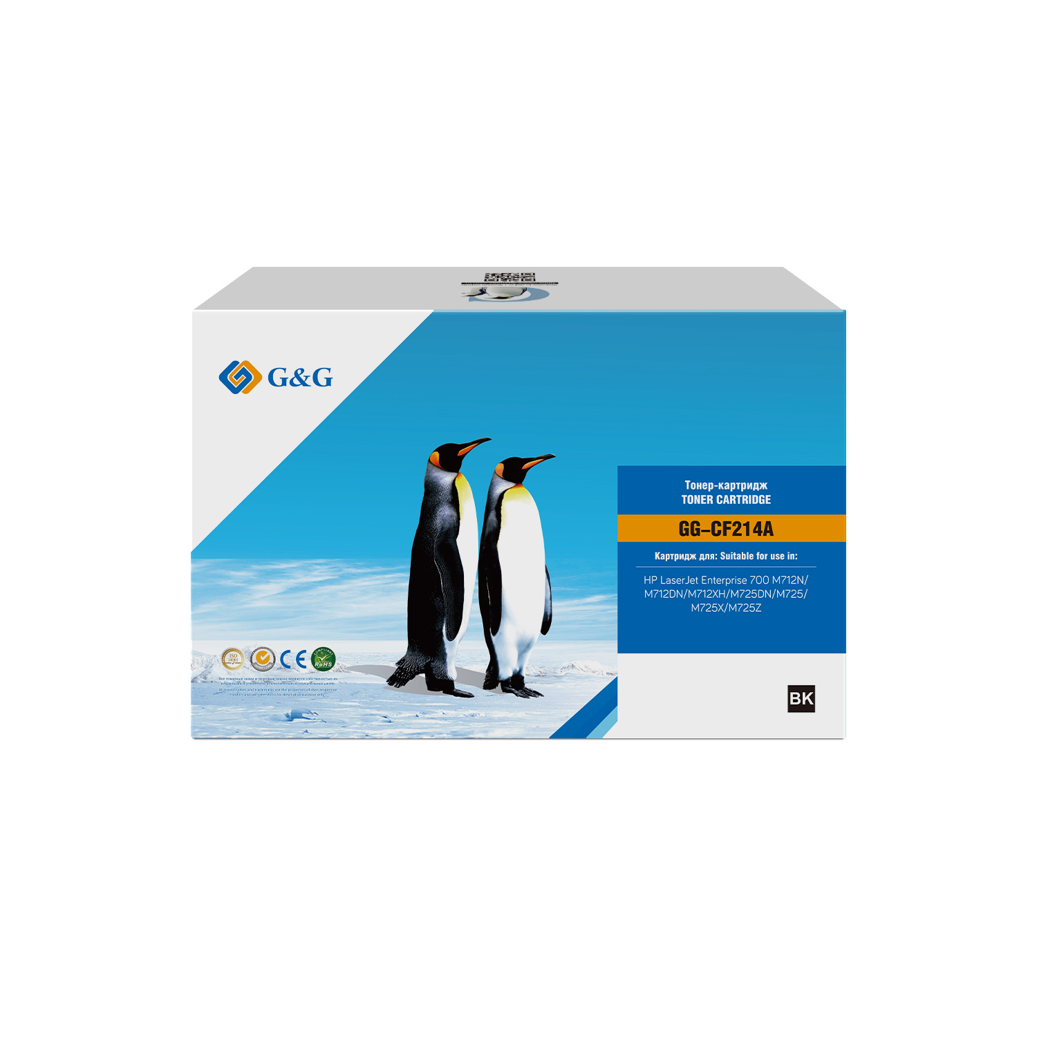 

Картридж GG-CF214A Cartridge G&G for HP LJ M712/M725, with chip (10 000), GG-CF214A