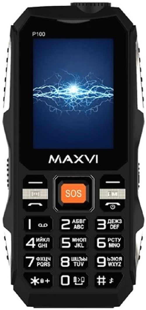 

Мобильный телефон MAXVI P100 4620039111902 black, P100