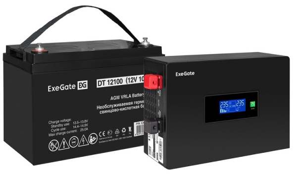 Изображение товара Комплект Exegate IdealSine SR-600.LCD.2SH