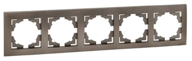 

Рамка пятерная EKF EWM-G-305-60 Валенсия графит, EWM-G-305-60