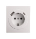 фото Розетка с заземлением с 2 USB  KRANZ KR-78-0704-4 в Екатеринбурге