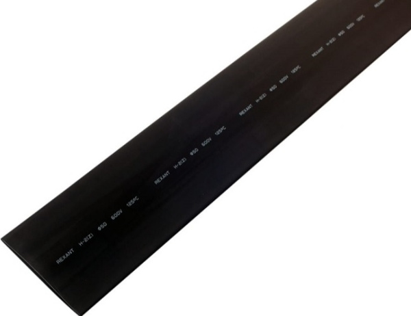 Изображение товара Термоусаживаемая трубка Rexant 25-0006 1 м для изоляции и защиты кабелей