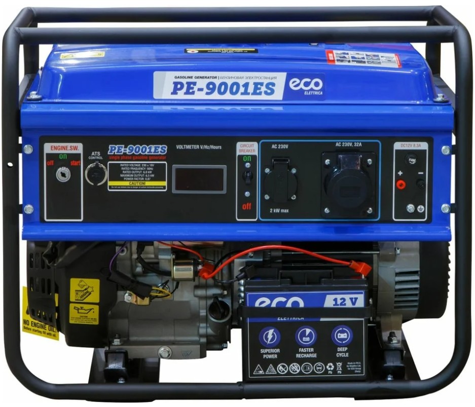 

Генератор бензиновый ECO PE-9001ES ЦВ-0384584616 ECO, PE-9001ES