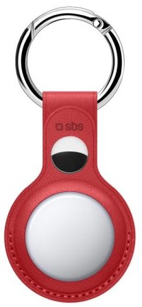 

Чехол SBS TEAIRTAGPUR для AirTag, иск. кожа, красный, TEAIRTAGPUR