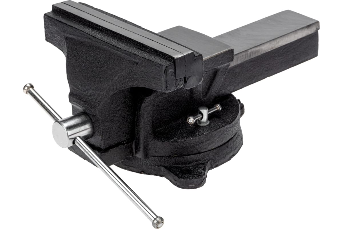 

Тиски слесарные KRANZ KR-12-5103 200мм, поворотные, с наковальней, KR-12-5103