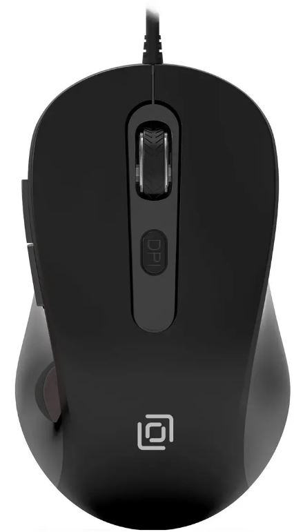 

Мышь Oklick 211M 2022140 черная оптическая 2400dpi USB для ноутбука 6but, 211M