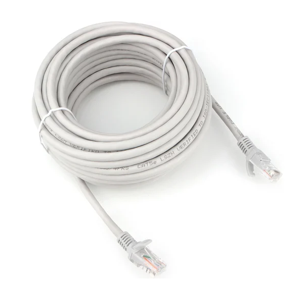 

Патч-корд Cablexpert PP31-10M LSZH UTP кат.5e, 10м, литой, многожильный (серый), PP31-10M
