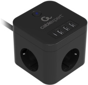 фото Сетевой фильтр  Cablexpert CUBE-3-CU3-B-1.5